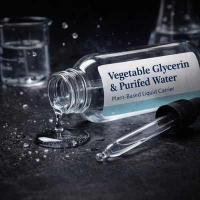 Vegetable Glycerin & Purified Water